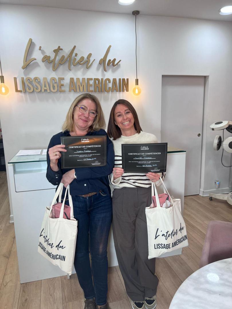 Réalisation lissage diplômée